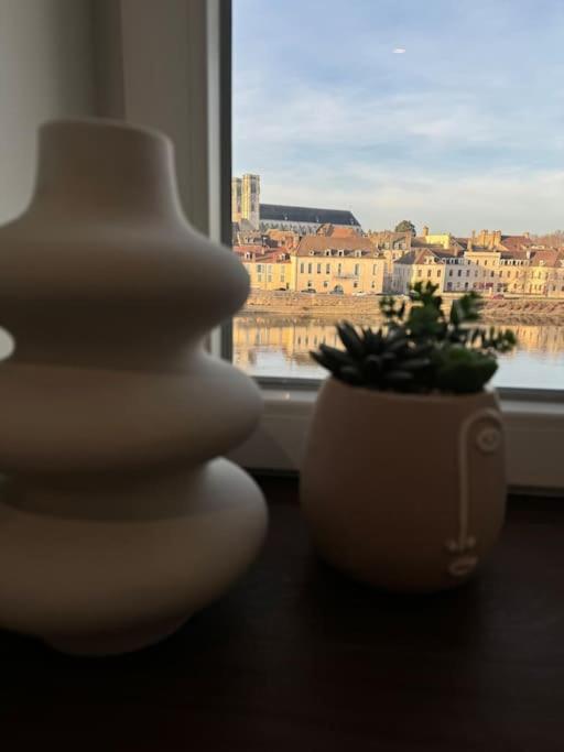 Appartement Avec Magnifique Vue Sur La Saone Et Son Balcon Chalon-sur-Saone Exterior photo